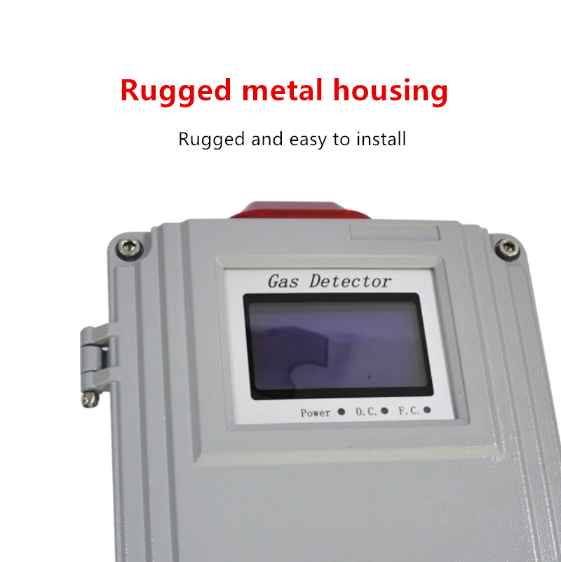 HuaFan New Style Fixed LCD Display O3 Gas Detector China Factory