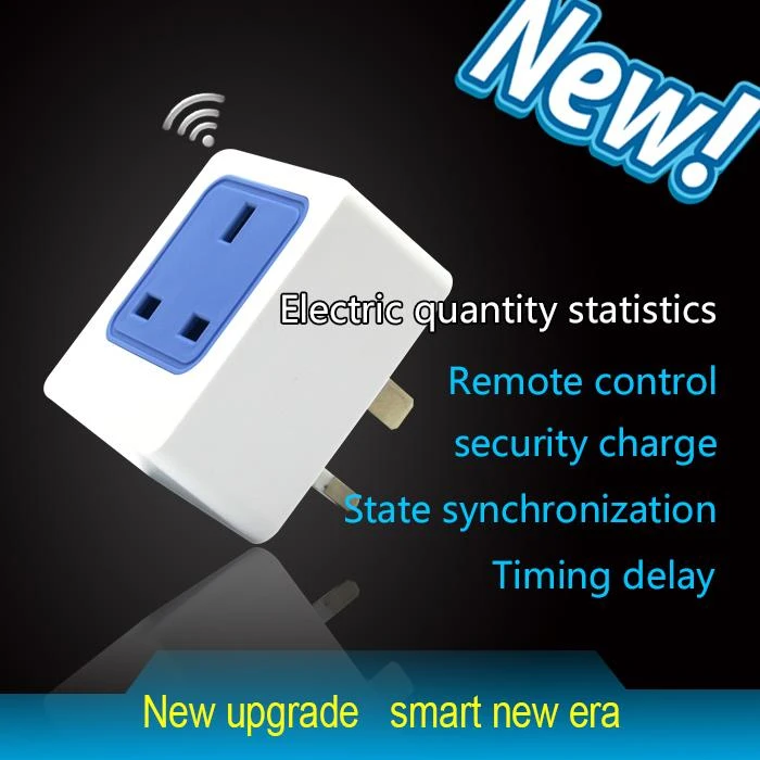 Wifi Smart Socket Digitalni prekidač vremena napajanja Bežični daljinski utik...