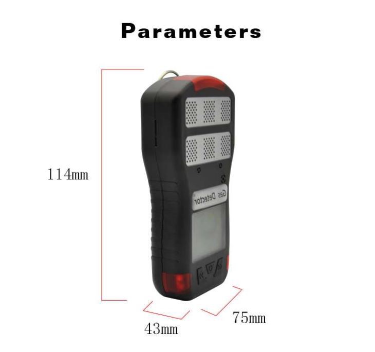 2019 New Product Portable Multi Gas Detector 6 In 1, 5in 1 Gas Detector CO CO2 VOC H2S O2 NH3