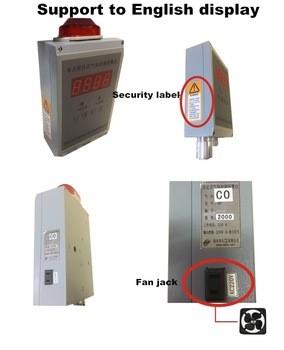 Wall Mounted Fixed Ozone O3 Gas Detector Meter