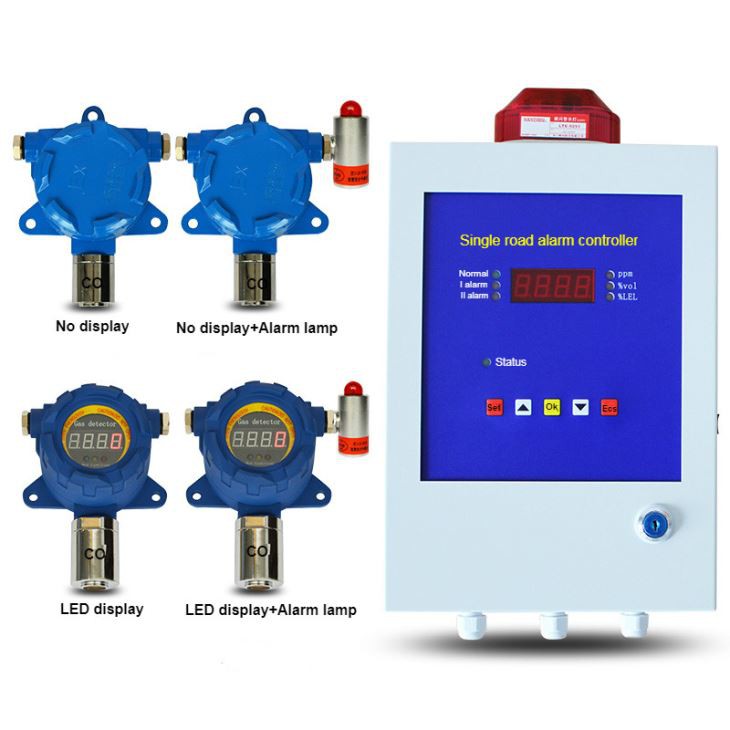 4-20mA H2, O2, CO, CO2, H2S, NH3 Gas Leak detector