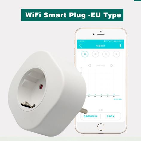 Wi-Fi Smart Plug EU Standard Remote Control Socket